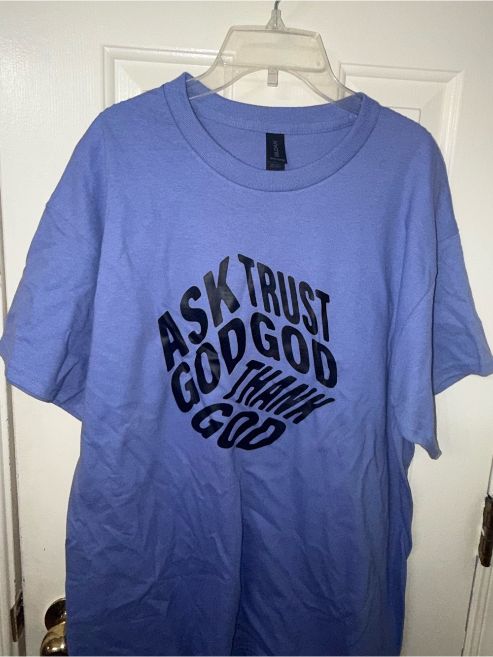 Gildan Lavender Heavy Cotton Crewneck Tee